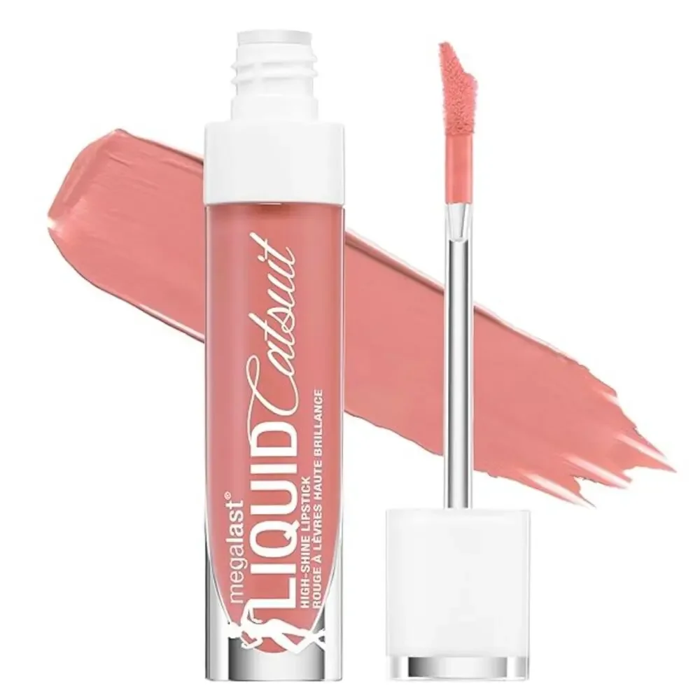 New Wet N Wild High-Shine Liquid Lipstick Pink Peach Stole My Look